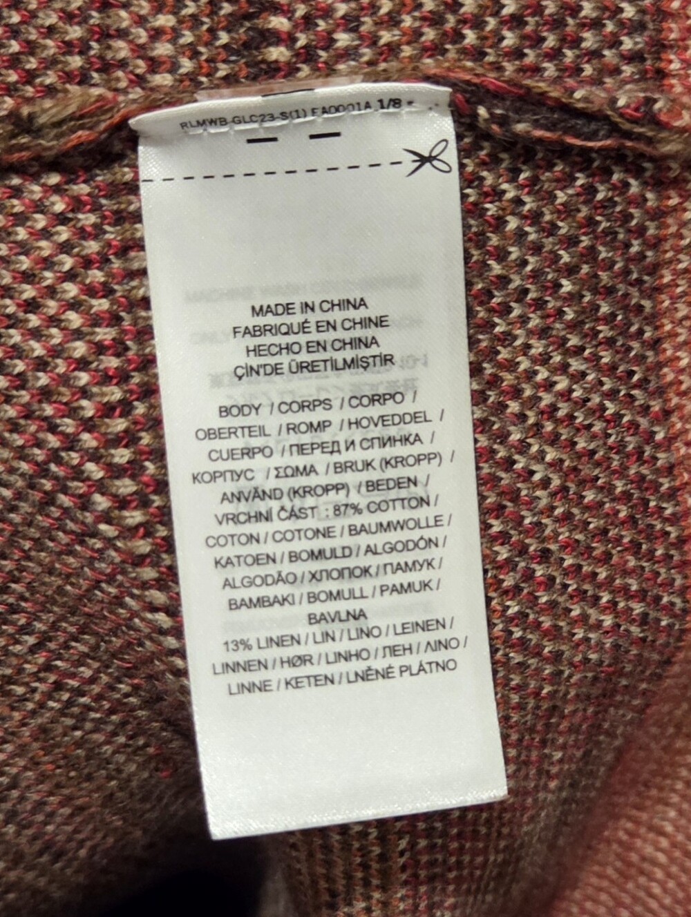 Lauren Ralph Lauren Black Label Aztec Knit Pencil Skirt Size M New - Picture 4 of 4
